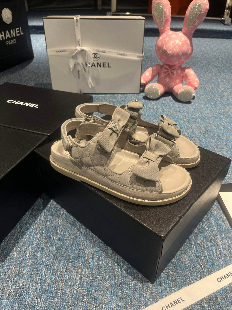 Chanel G40138 Women's Sandals Shoes Lambskin C90243