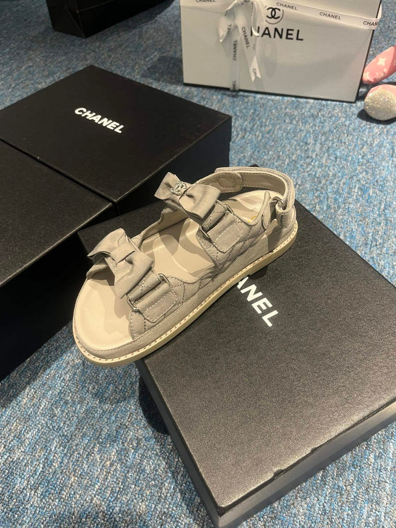 Chanel G40138 Women's Sandals Shoes Lambskin C90243