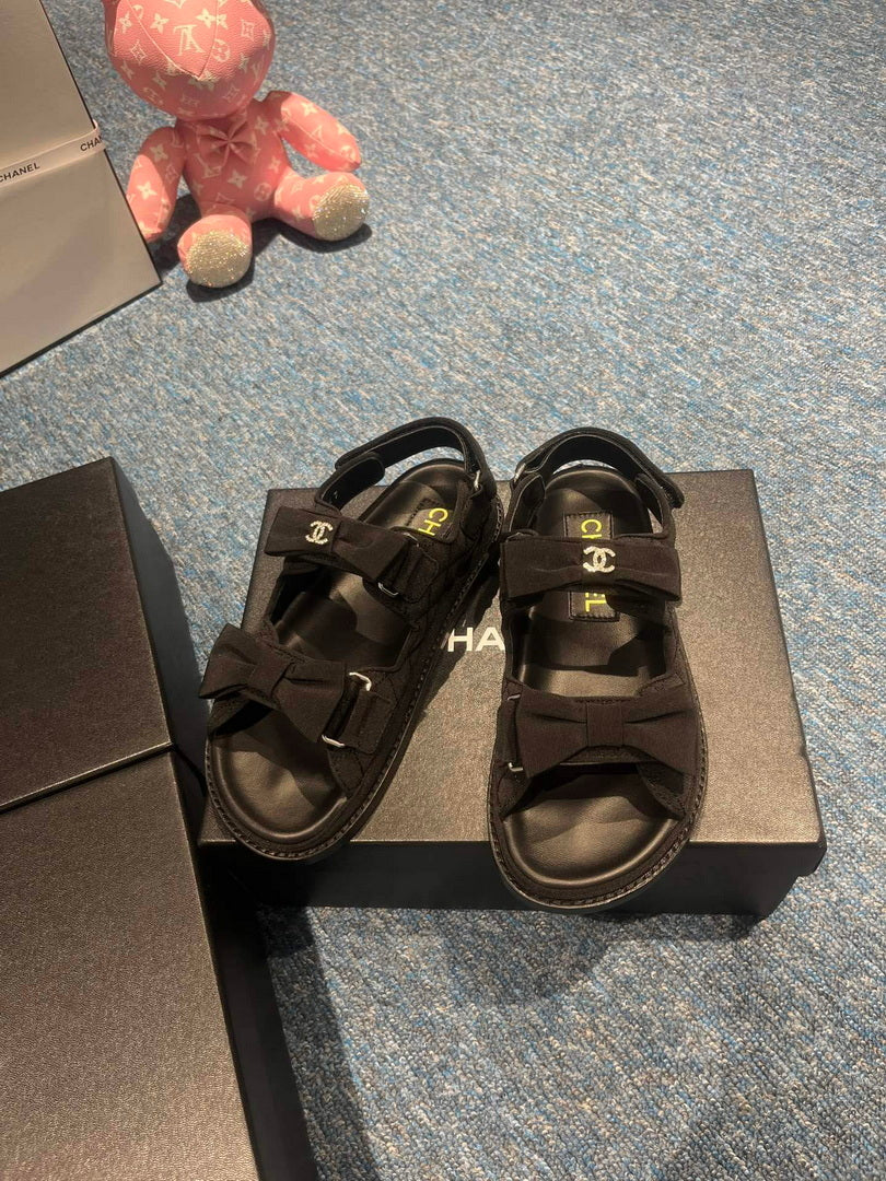 Chanel G40138 Women's Sandals Shoes Lambskin C90244