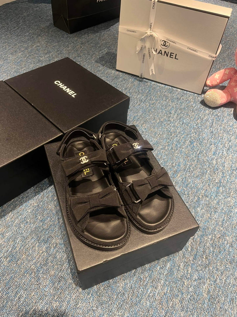 Chanel G40138 Women's Sandals Shoes Lambskin C90244