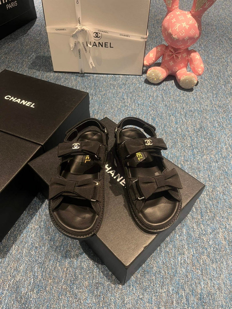 Chanel G40138 Women's Sandals Shoes Lambskin C90244