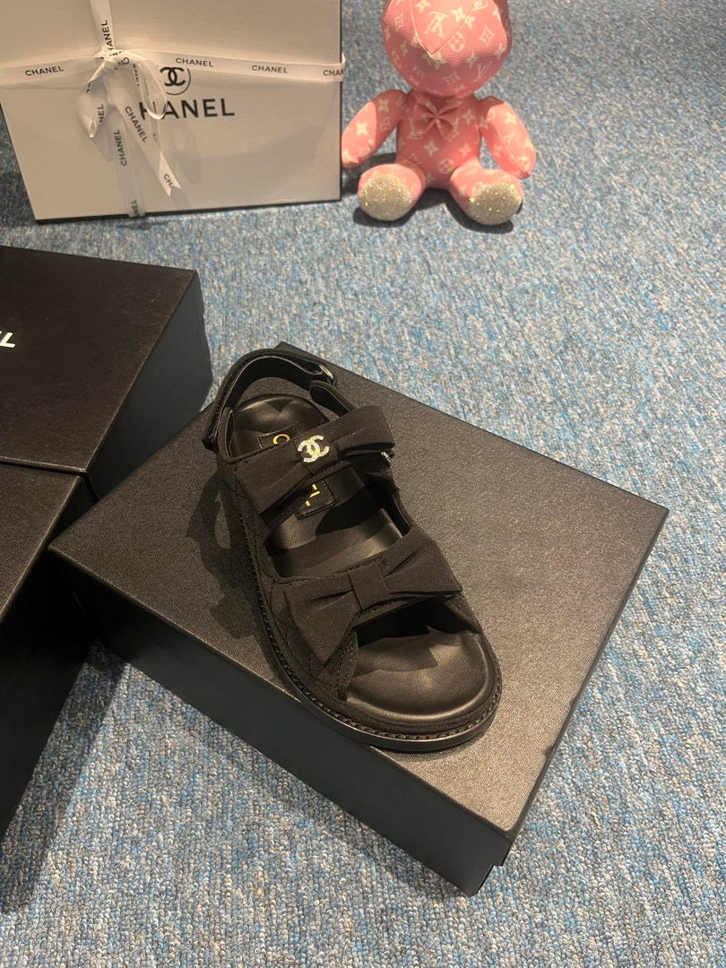 Chanel G40138 Women's Sandals Shoes Lambskin C90244