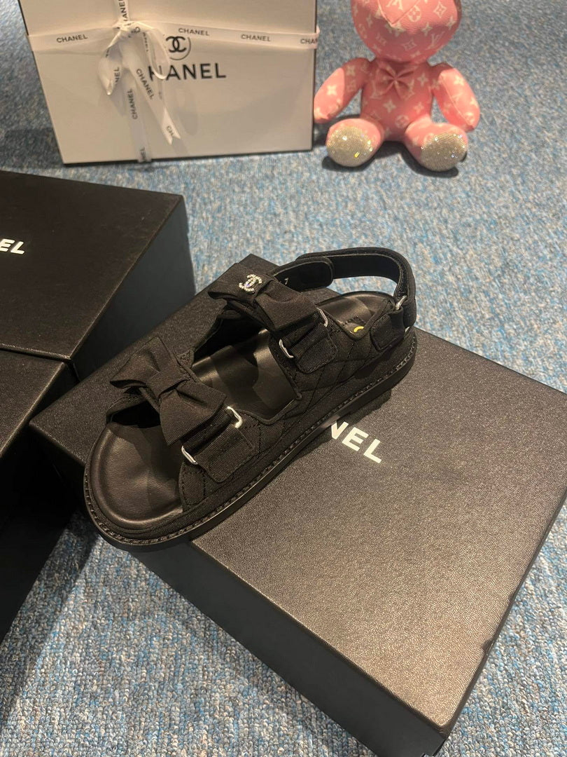 Chanel G40138 Women's Sandals Shoes Lambskin C90244
