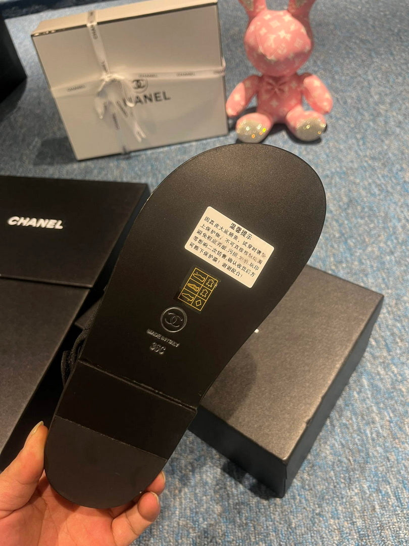 Chanel G40138 Women's Sandals Shoes Lambskin C90244 - 35 - View 9