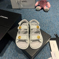 Chanel G40138 Women's Sandals Shoes Lambskin C90245 - 35 - View 1