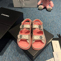 Chanel G40138 Women's Sandals Shoes Lambskin C90248 - 35 - View 1