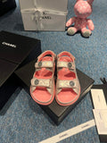 Chanel G40138 Women's Sandals Shoes Lambskin C90248