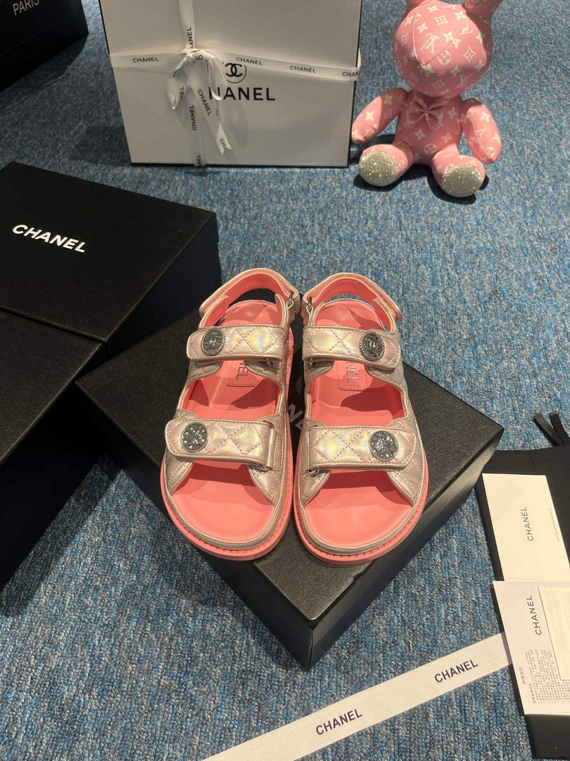Chanel G40138 Women's Sandals Shoes Lambskin C90248