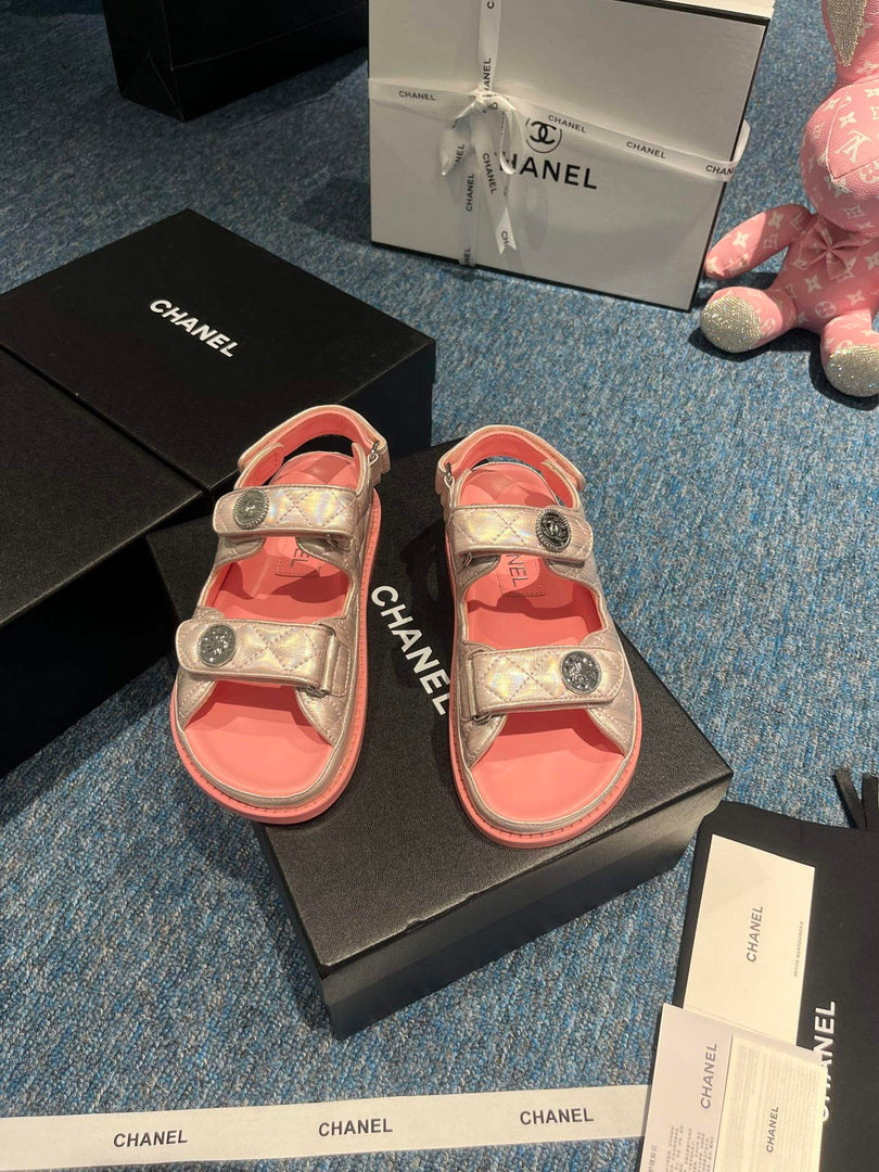 Chanel G40138 Women's Sandals Shoes Lambskin C90248