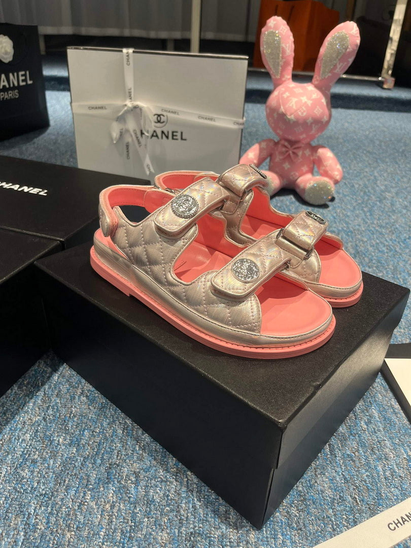 Chanel G40138 Women's Sandals Shoes Lambskin C90248