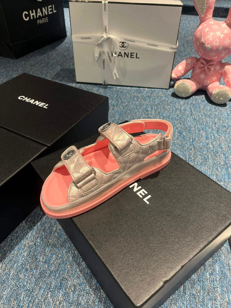 Chanel G40138 Women's Sandals Shoes Lambskin C90248