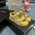 Chanel G40138 Women's Sandals Shoes Lambskin C90249 - 35 - View 1