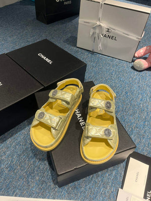 Chanel G40138 Women's Sandals Shoes Lambskin C90249 - 35 - View 2