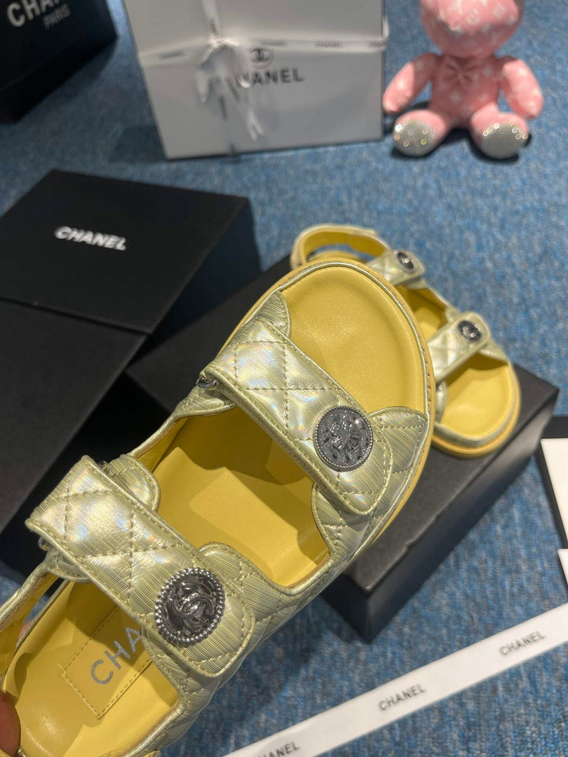 Chanel G40138 Women's Sandals Shoes Lambskin C90249