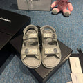 Chanel G40138 Women's Sandals Shoes Lambskin C90250 - 35 - View 1