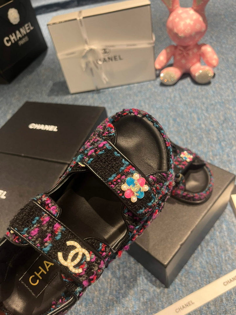 Chanel G40138 Women's Sandals Shoes Lambskin C90253 - 35 - View 8