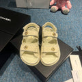 Chanel G40138 Women's Sandals Shoes Lambskin C90255 - 35 - View 1