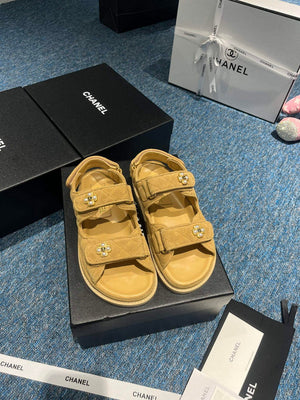 Chanel G40138 Women's Sandals Shoes Lambskin C90257 - 35 - View 3