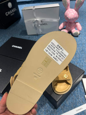 Chanel G40138 Women's Sandals Shoes Lambskin C90257 - 35 - View 9