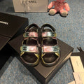 Chanel G40138 Women's Sandals Shoes Lambskin C90259 - 35 - View 1