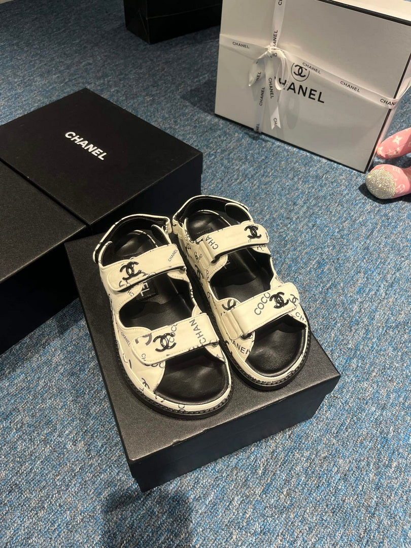Chanel G40138 Women's Sandals Shoes Lambskin C90260