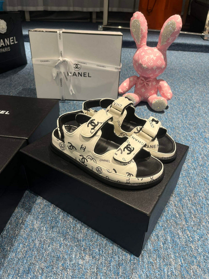 Chanel G40138 Women's Sandals Shoes Lambskin C90260