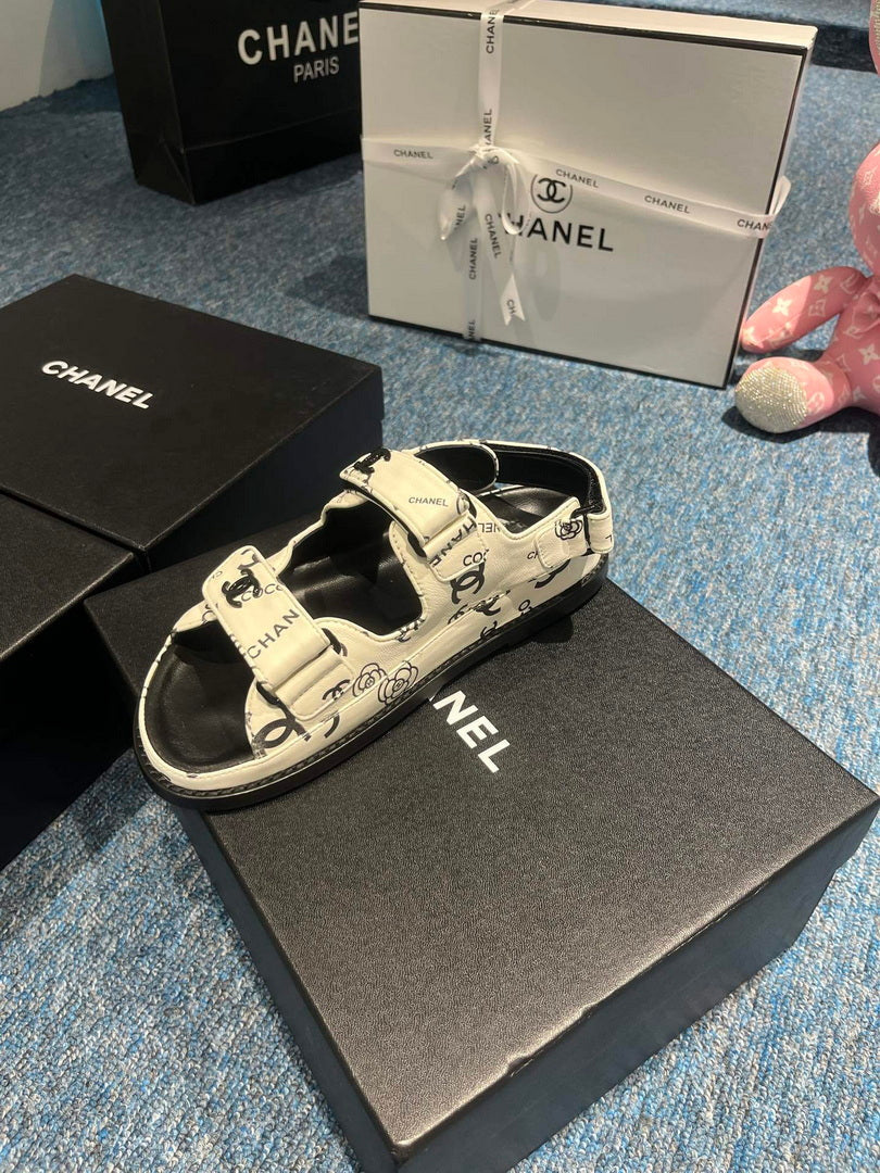 Chanel G40138 Women's Sandals Shoes Lambskin C90260 - 35 - View 7