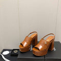 Chanel G45016 Patent Crumpled Lambskin Sandals C88323 - US 4=Euro 35 - View 1