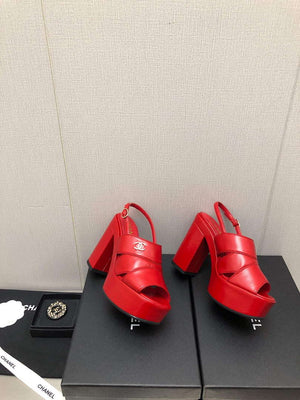 Chanel G45016 Patent Crumpled Lambskin Sandals C88325 - US 4=Euro 35 - View 3