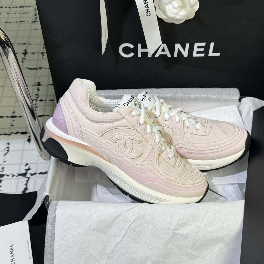Chanel G45077 Women's 24B Trainer Fabric Sneaker C912466