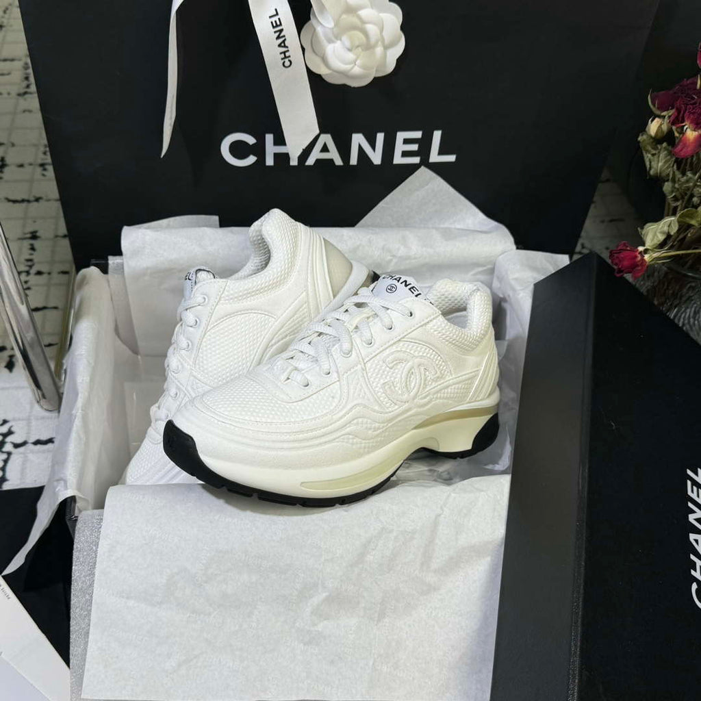 Chanel G45077 Women's 24B Trainer Fabric Sneaker C912467