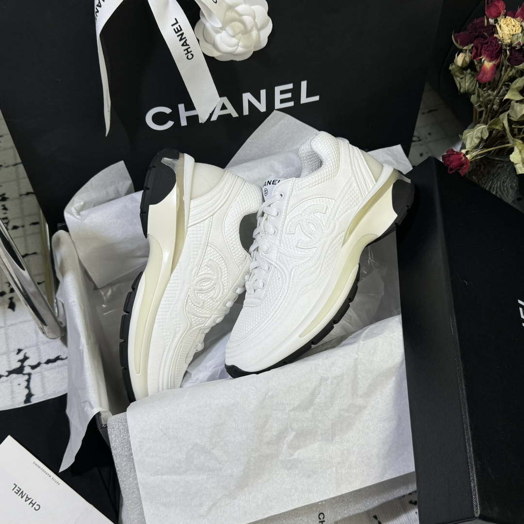 Chanel G45077 Women's 24B Trainer Fabric Sneaker C912467