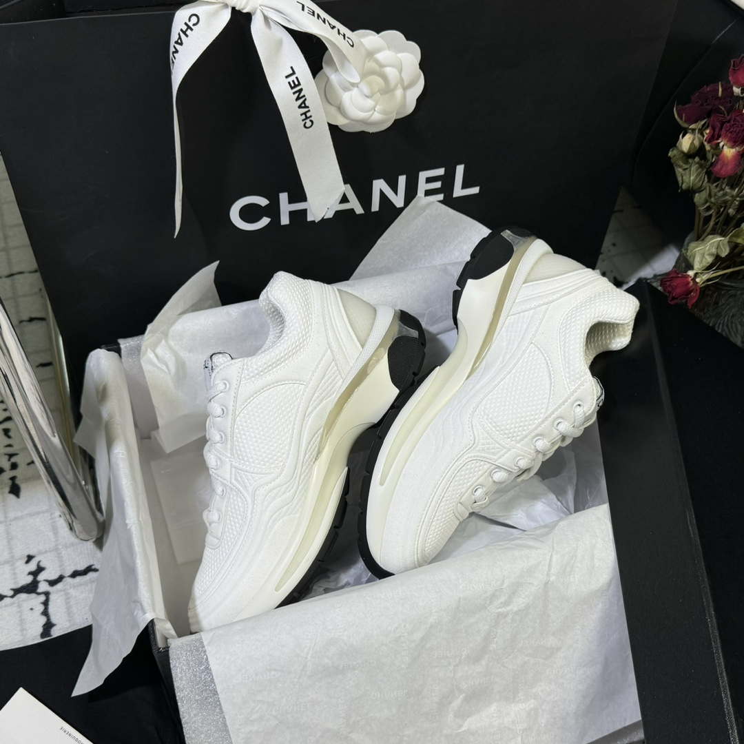 Chanel G45077 Women's 24B Trainer Fabric Sneaker C912467 - Fmale-Euro 35=US 4 - View 4