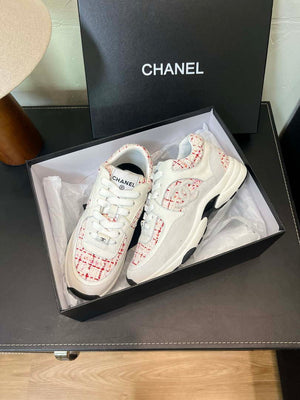 Chanel G45077 Women's Trainer Wool Sneaker C912467 - Fmale-Euro 35=US 4 - View 5