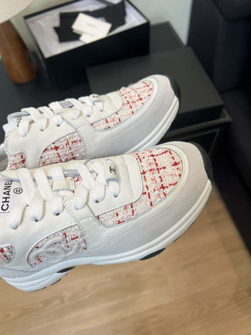 Chanel G45077 Women's Trainer Wool Sneaker C912467 - Fmale-Euro 35=US 4 - View 7