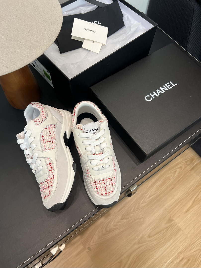 Chanel G45077 Women's Trainer Wool Sneaker C912467