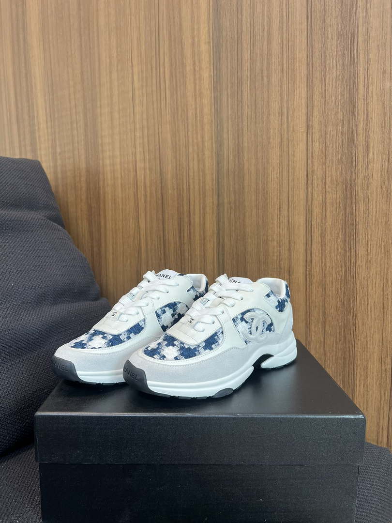 Chanel G45077 Women's Trainer Wool Sneaker C912468