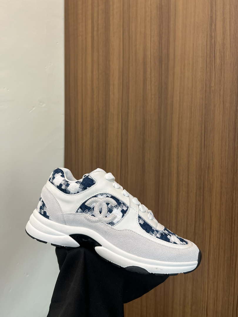 Chanel G45077 Women's Trainer Wool Sneaker C912468