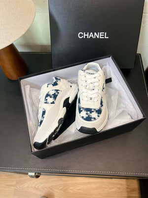 Chanel G45077 Women's Trainer Wool Sneaker C912468 - Fmale-Euro 35=US 4 - View 3