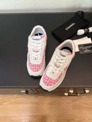 Chanel G45077 Women's Trainer Wool Sneaker C912469 - Fmale-Euro 35=US 4 - View 1