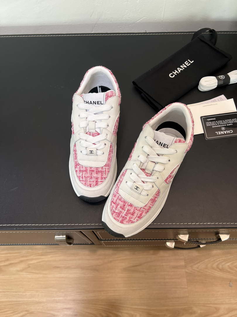 Chanel G45077 Women's Trainer Wool Sneaker C912469
