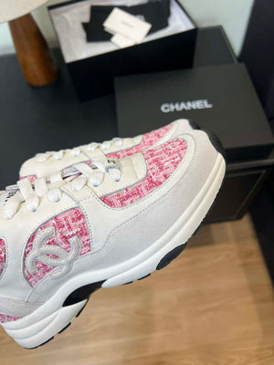 Chanel G45077 Women's Trainer Wool Sneaker C912469 - Fmale-Euro 35=US 4 - View 6