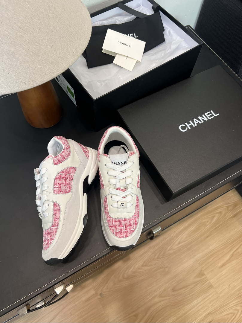 Chanel G45077 Women's Trainer Wool Sneaker C912469