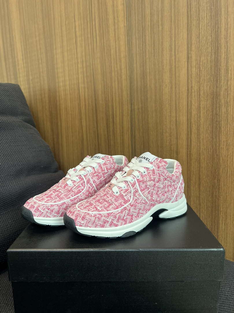 Chanel G45077 Women's Trainer Wool Sneaker C912470