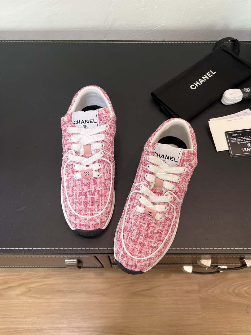Chanel G45077 Women's Trainer Wool Sneaker C912470 - Fmale-Euro 35=US 4 - View 3