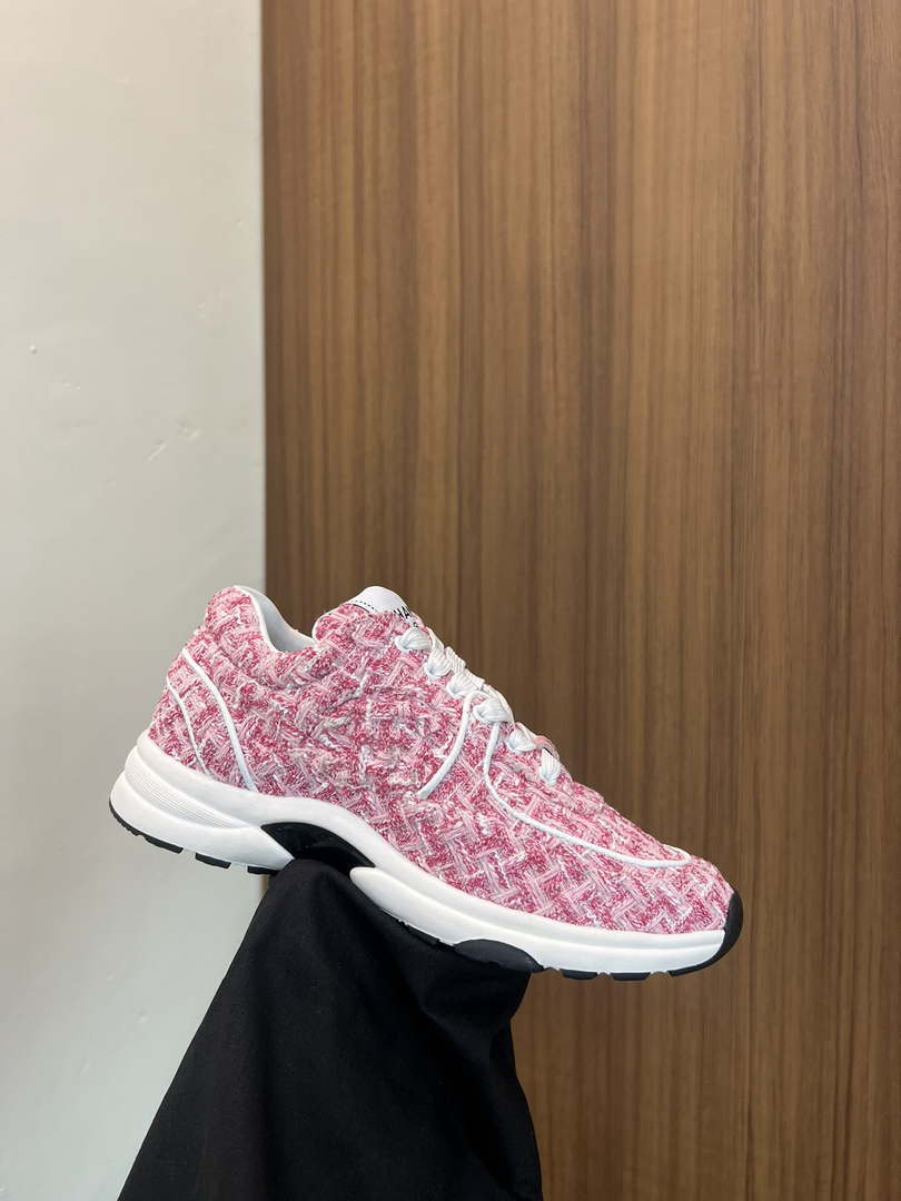 Chanel G45077 Women's Trainer Wool Sneaker C912470