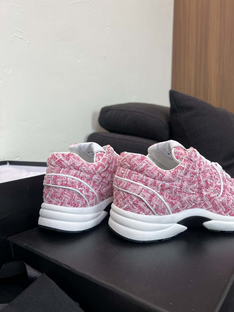 Chanel G45077 Women's Trainer Wool Sneaker C912470