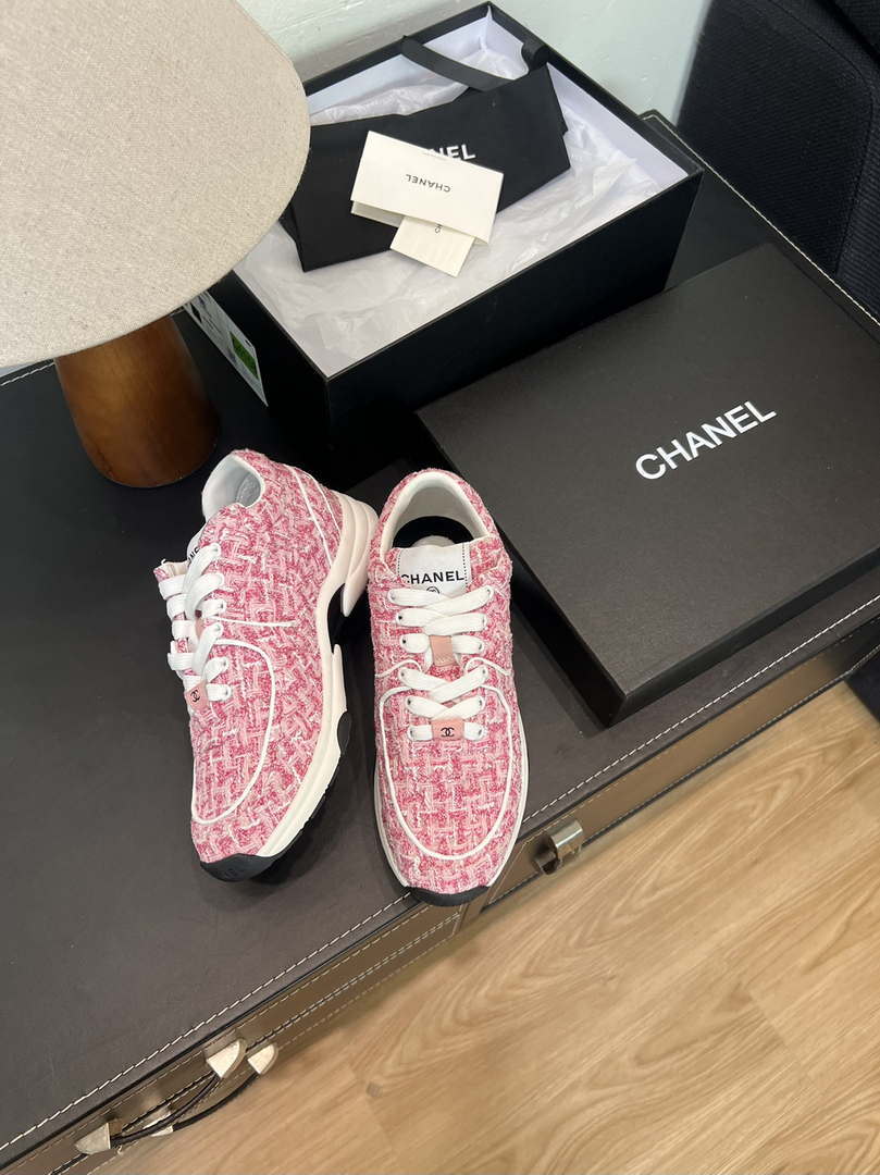 Chanel G45077 Women's Trainer Wool Sneaker C912470