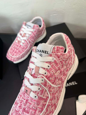 Chanel G45077 Women's Trainer Wool Sneaker C912470 - Fmale-Euro 35=US 4 - View 9
