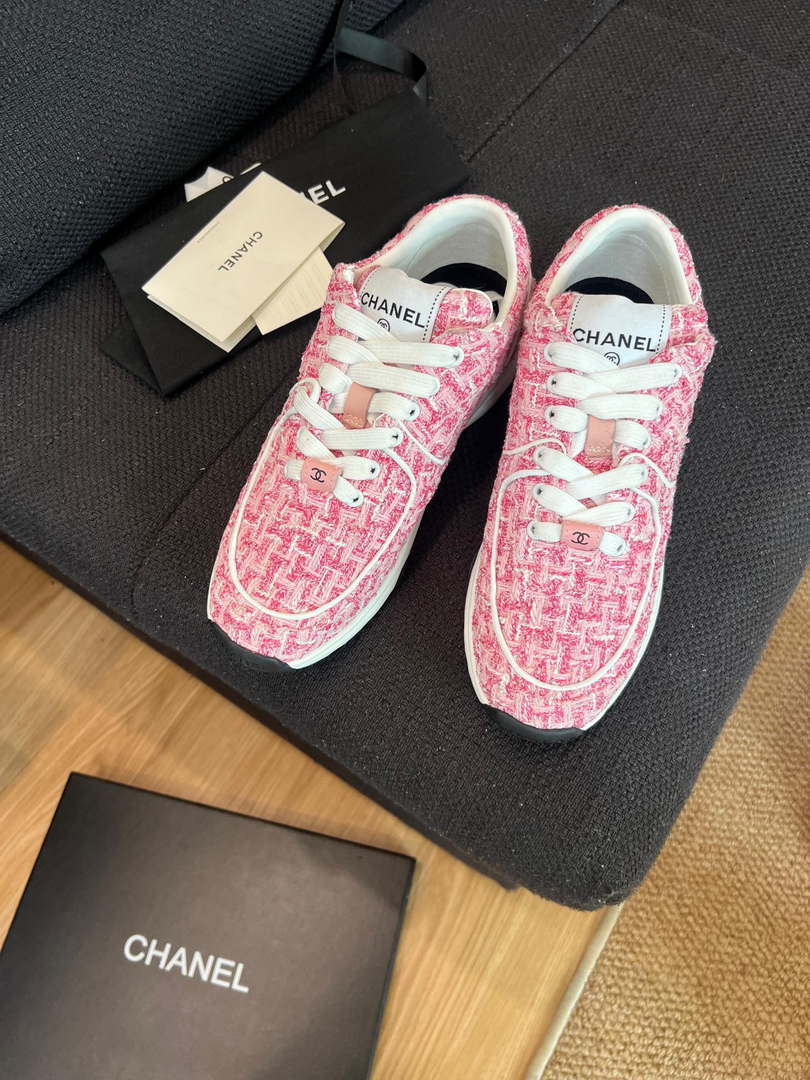 Chanel G45077 Women's Trainer Wool Sneaker C912470